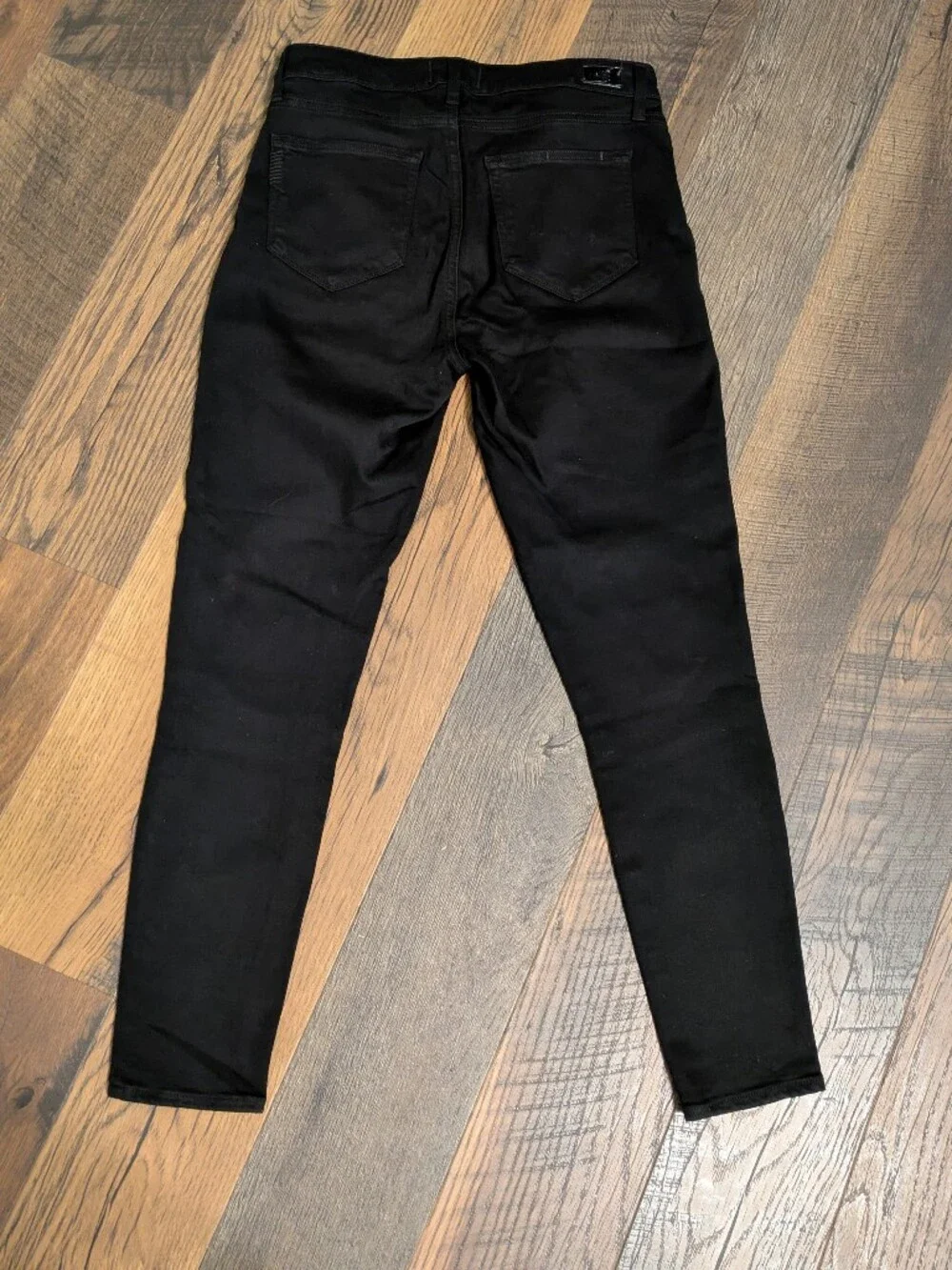 PAIGE Hoxton Ankle Jeans Womens 28 Black Transcend High Rise Slim Skinny NWT